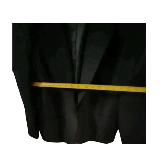 Vintage Classic Collection Blazer Jacket Black Gold Buttons Plus Size 16 Coat - Picture 4 of 13